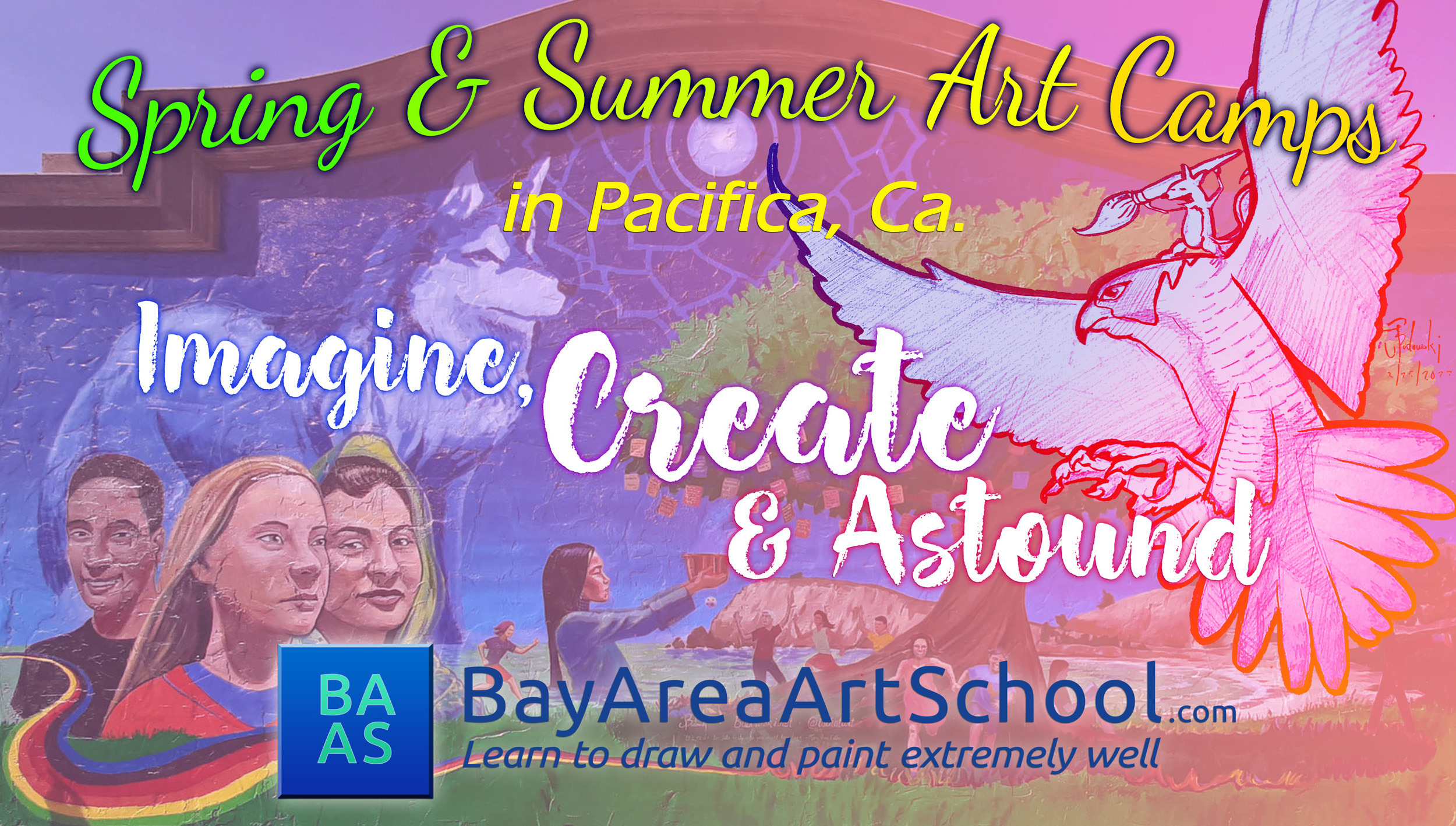 Summer Art Camps in Sharp Park, Pacifica Bay Area Art School Learn