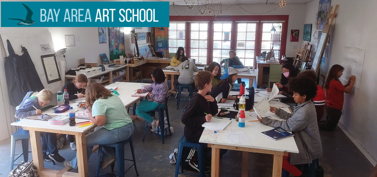 Bay Area Art School for after school art lessons and classes. 