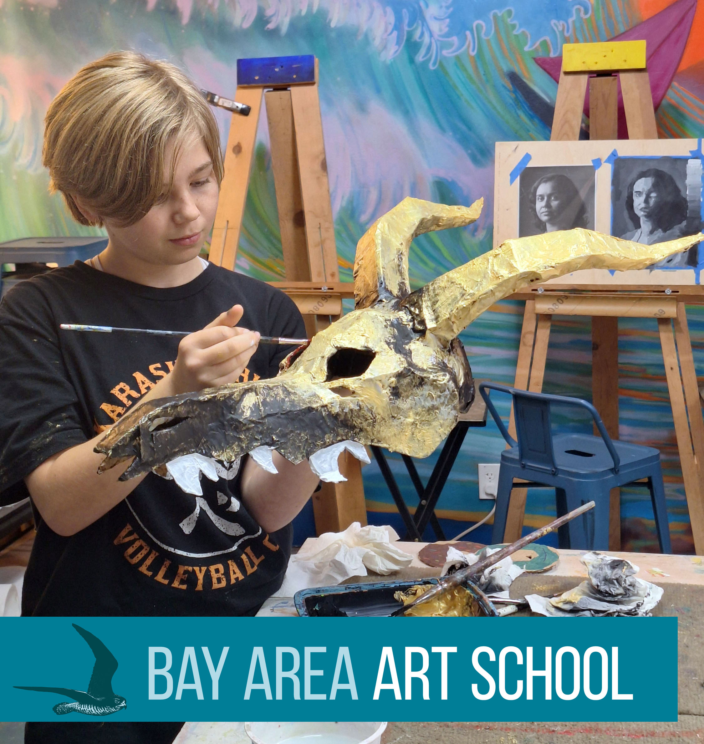 Cardboard Masks and Animal Scuptures - Summer Art Camp for Ages 11-16